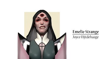 Emelie Strange | realtime turntable animation - 3D model - Joyce Uijtdehaage