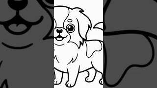 Coloreando digitalmente un 🐕 perrito 💚paso a paso💚 #digitalart #perrito #wacomtablet #drawing