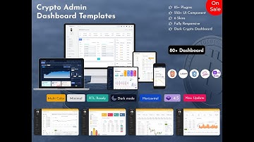 Cryptocurrency Dashboard Admin Template and Tokenize Admin Templates