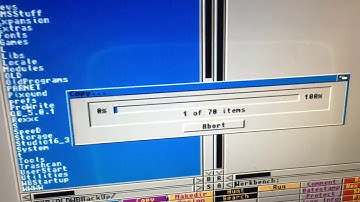 Amiga 3000 running on SCSI2SD