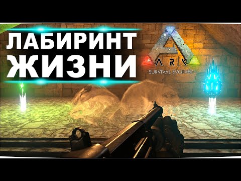 Видео: Лабиринт жизни на карте Ragnarok в ARK. Артефакты мудрости, бродяги, целостности и небесного лорда