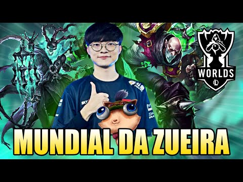 CORTE DO FAKER, SCRIPT NO MUNDIAL E SINGED SUP - MUNDIAL DA ZUEIRA