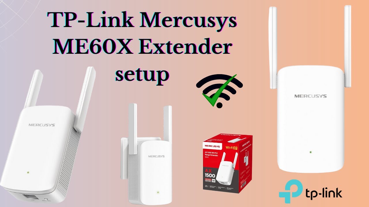 The Mercusys Me60x Ax1500 Wi-Fi 6 Range Extender.