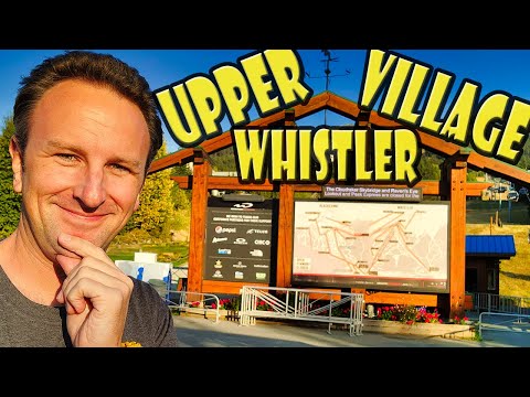 Exploring the Upper Village in Whistler Canada