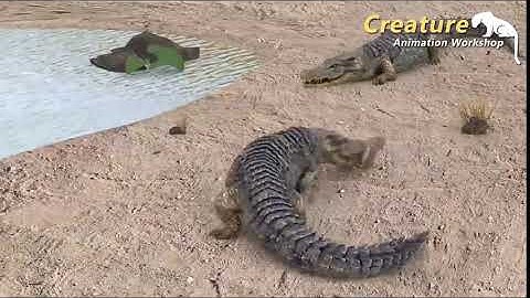 CreatureAnimationWorkshop works_Crocodile shot by Aravind