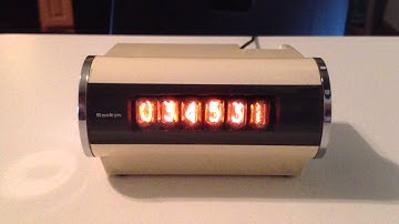 My Retro 1960s Nixie Tube Clock Demo