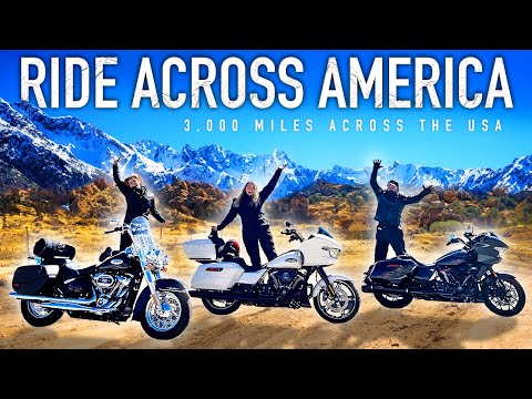 Riding Harley-Davidson's Across America (FULL MOVIE)