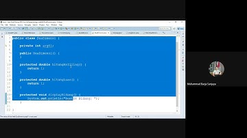Java Study Group - Pewarisan (Inheritance) Class, Abstract Class Dan Interface - Part 2 - Week 06