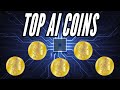  top 5 ai coins to watch  crypto ai sector is pumping  dont sleep on these gains  100x