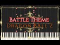 Piano dragon ball z battle theme synthesia tutorial
