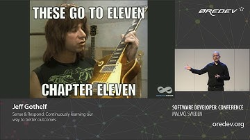 Jeff Gothelf - Sense & Respond  Continuously learning our way to better outcomes | Øredev 2018