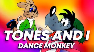 Клипы для детей. " DANCE MONKEY" @tonesandi  (Funny mult version)