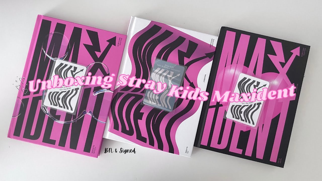 Unboxing Stray Kids Maxident (Signed & Barnes & Noble Exclusive