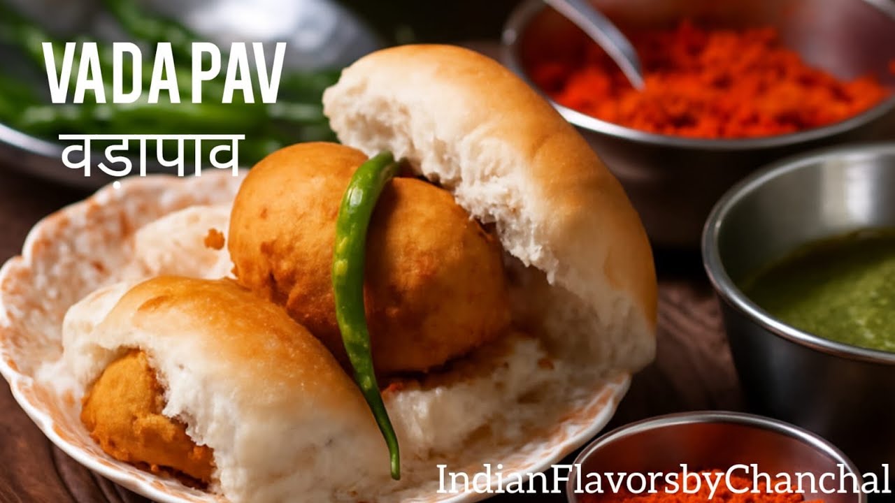 Vada Pav Recipe | Mumbai Style Street Food |Indian Flavors by Chanchal