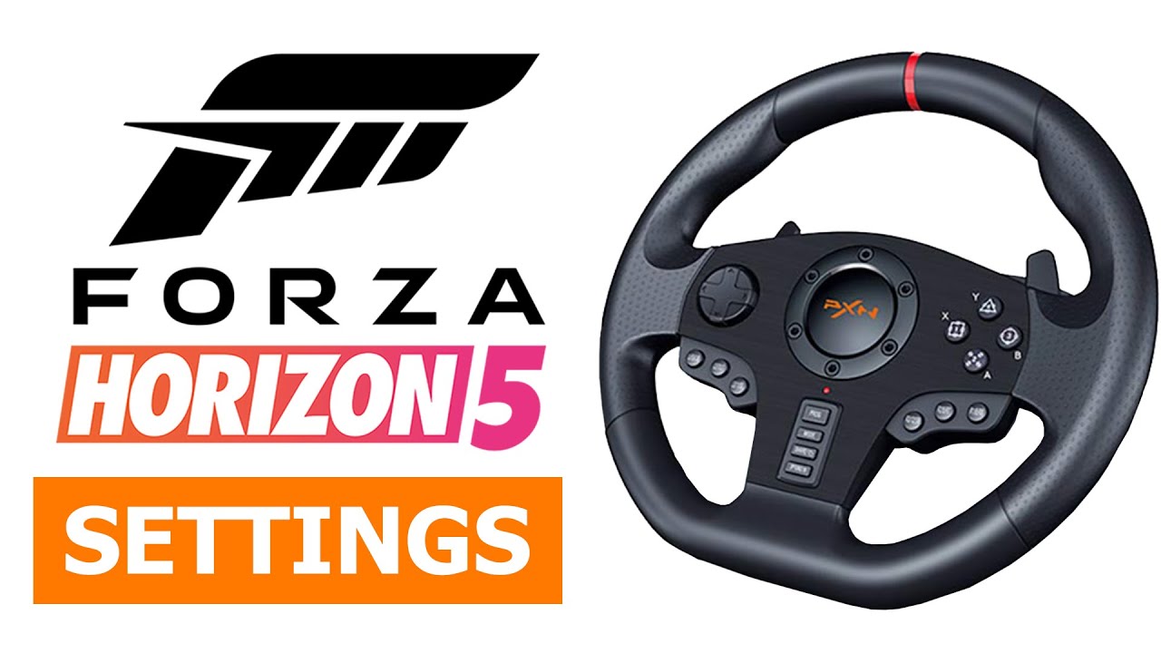 Forza Horizon 5 Settings PXN V900 Steering Wheel Steering wheel