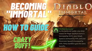 How I Became an Immortal (Guide Included) in Diablo Immortal  CRAZY BUFF!