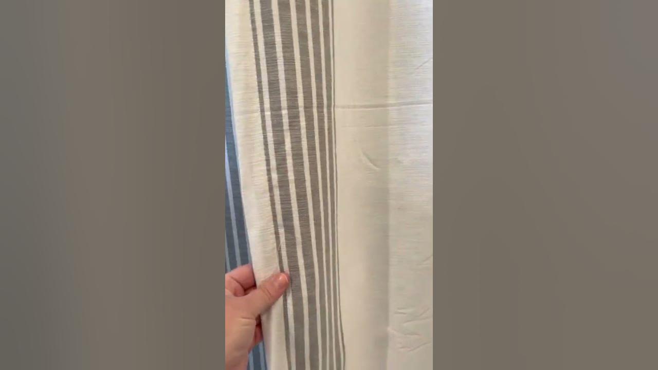 Pottery Barn Riviera Striped Curtain Dupes #SHORTS - YouTube