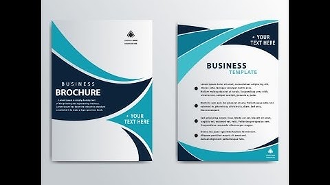 Brochure Design with Coreldraw 11 tutorial in urdu part 1