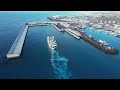 Obra de ampliación del puerto de Playa Blanca
