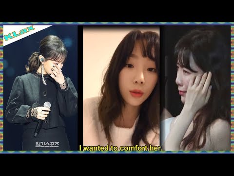 Taeyeon reaction to lee hi Breath Golden Disc Awark 2018 the reason is?