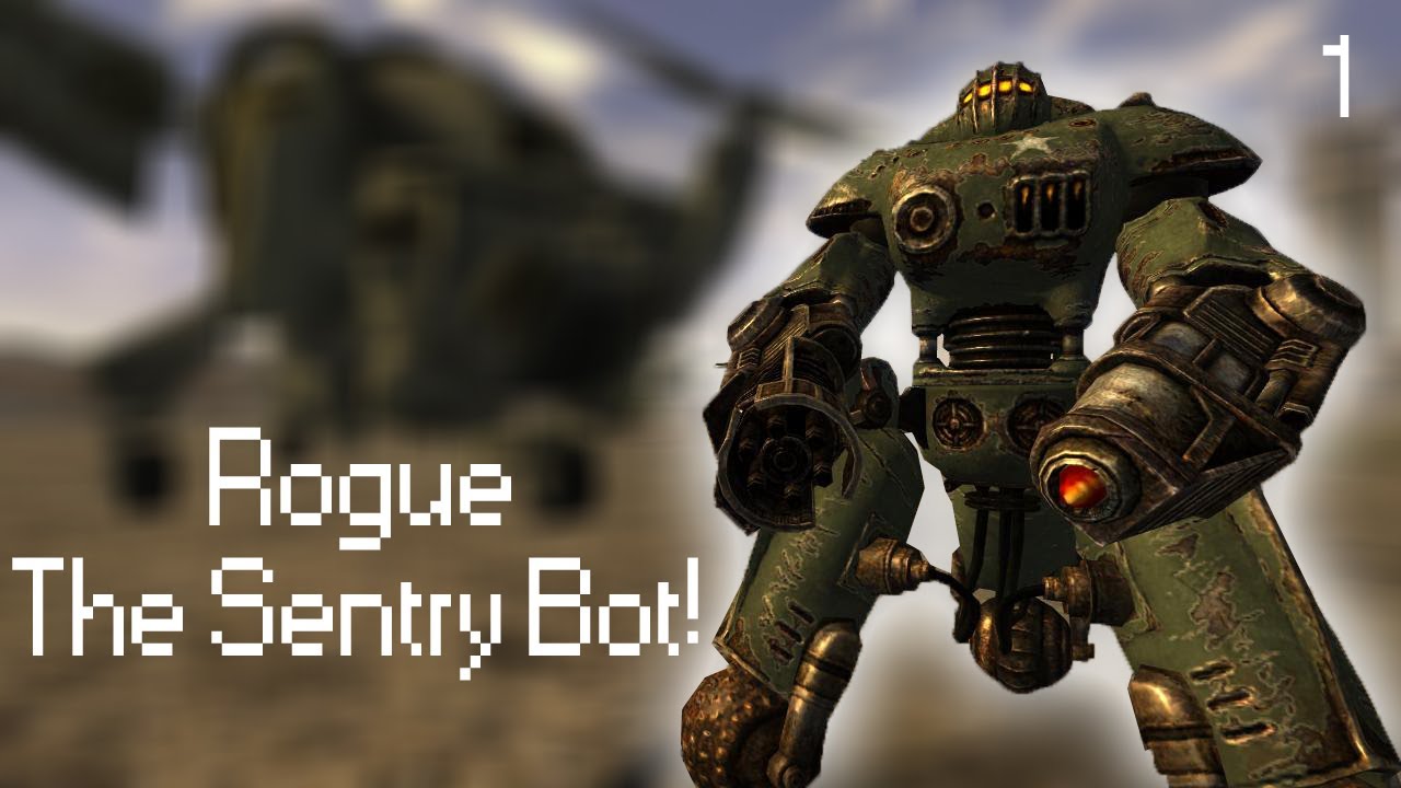 Fallout New Vegas Mods: Rogue The Sentry Bot - Part 1 - YouTube