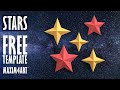 How to make a star paper stars for decoration free pdf