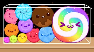 CANDY DROP - Suika Game (Drop & Merge) ASMR Gameplay Max Level Rainbow Candy screenshot 2