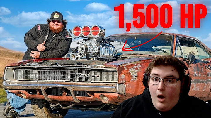HE PUT 1,500 HP IN A 68' DODGE CHARGER | Jerryftw Reacts