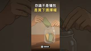 存錢是犧牲當下嗎？ #思維咖啡 #shorts #morganhousel