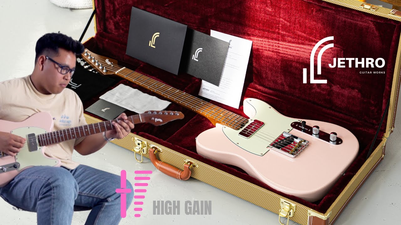 Jethro Guitar Works | JT Classic T - Shell Pink | High Gain