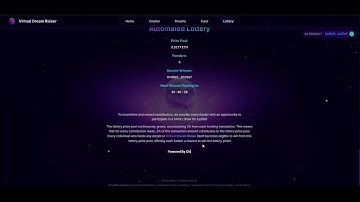 Virtual Dream Raiser - Constellation Chainlink Hackathon