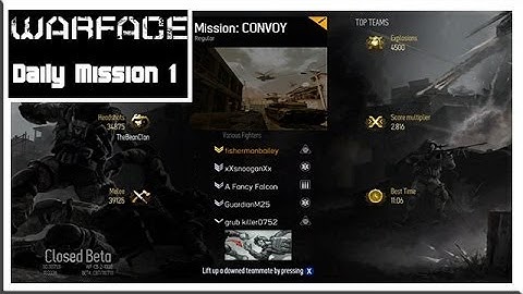 Warface Xbox 360 Closed Beta : Daily Mission 1 (No Commentary)