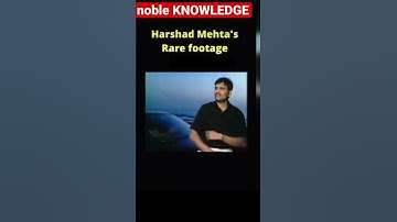 HARSHAD MEHTA’S NEW UNSEEN VIRAL VIDEO 😱🥶 #harshadmehta #sharemarket