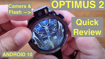 KOSPET OPTIMUS 2 Flagship Android 10 13MP Camera SpO2 Reading New Tech Smartwatch: Quick Overview