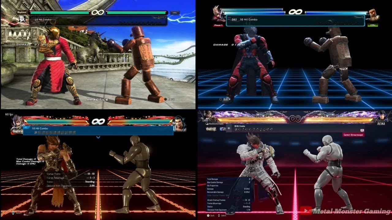 Lars 10 Hit Combo Evolution/Comparison (Tekken 6 - Tekken 8 and