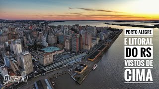 Porto Alegre e litoral vistos de cima / #PilhadeiraNasAlturas