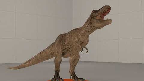 T rex animation test