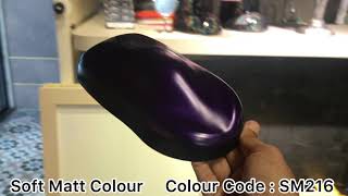 Aikka SM216 Pearlized Colour   AK1075 Soft Matt Clearcoat for Car Spray Painting - Matte Colour