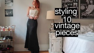 STYLING 10 THRIFTED PIECES! (try on haul)