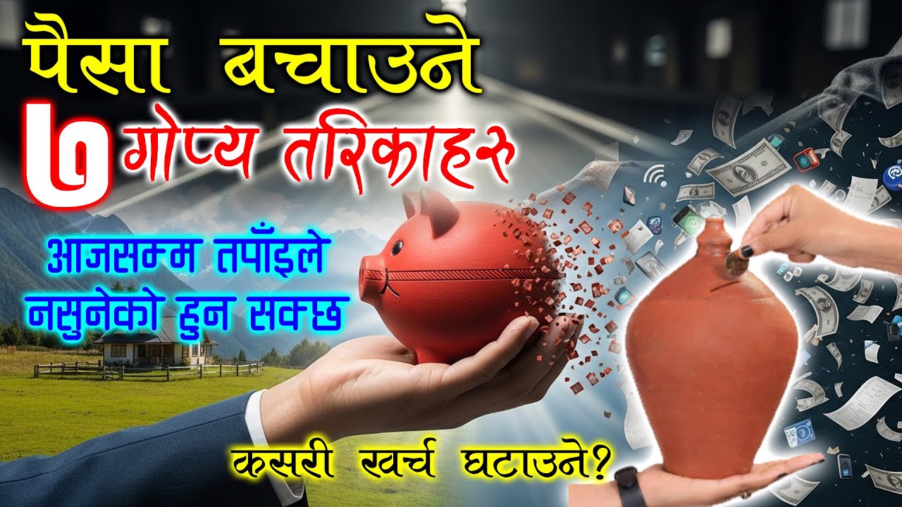 पैसा बचाउने ७ गोप्य तरिकाहरू / कसरी खर्च घटाउने? / Money saving tips in Nepali