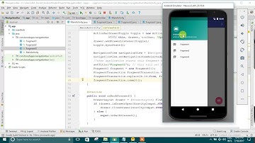 Create Navigation Drawer | Android Studio | Java