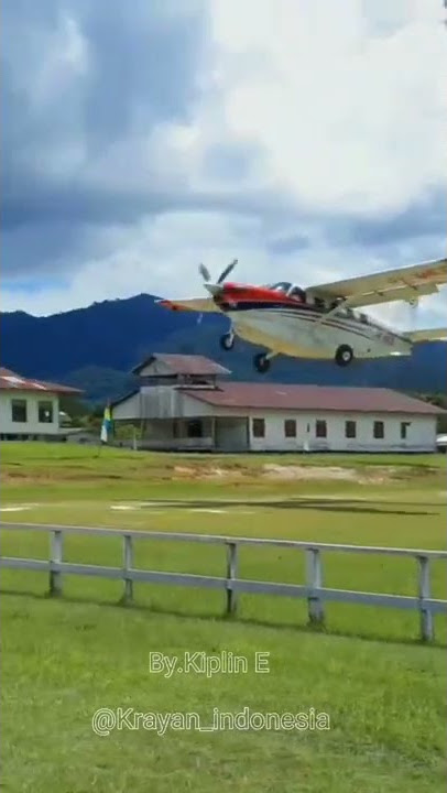Pesawat MAF di Kalimantan Utara