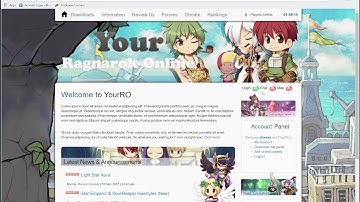 Uprising Theme - FluxCP Ragnarok