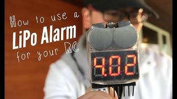 How to Use a Lipo Alarm for your RC