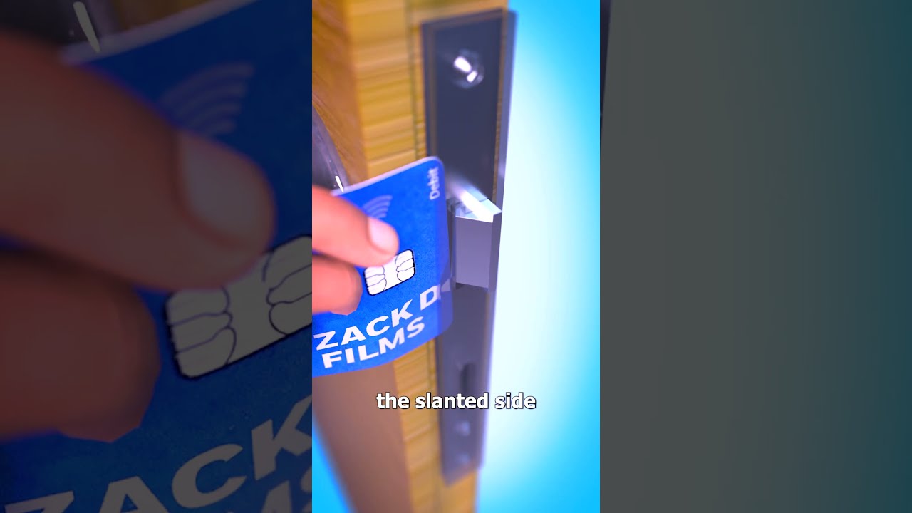 How To Open A Door With Credit Card 
