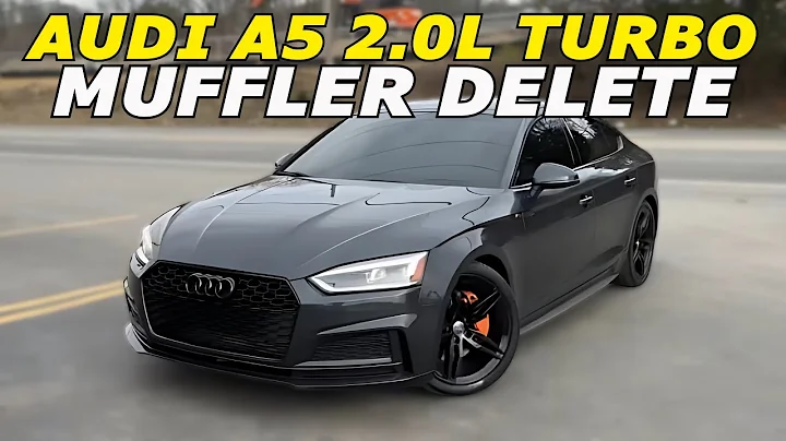 2018 Audi A5 2.0L Turbo Exhaust Sound w/ Muffler Delete!