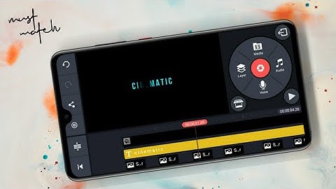 Next level cinematic title animation in kinemaster || kinemaster title effect || tech support