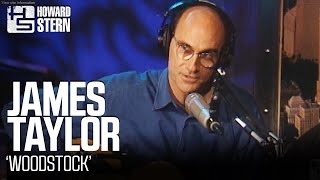 Video thumbnail of "James Taylor Covers “Woodstock” on the Howard Stern Show (1997)"