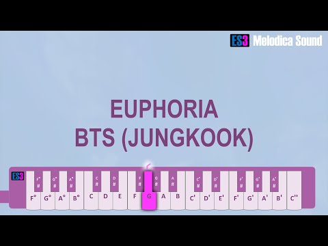 EUPHORIA BTS (JUNGKOOK) Melodica Tutorial.