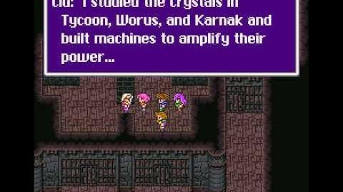 Final Fantasy V (SNES / Super Nintendo) - Vizzed.com Play Imprisoned